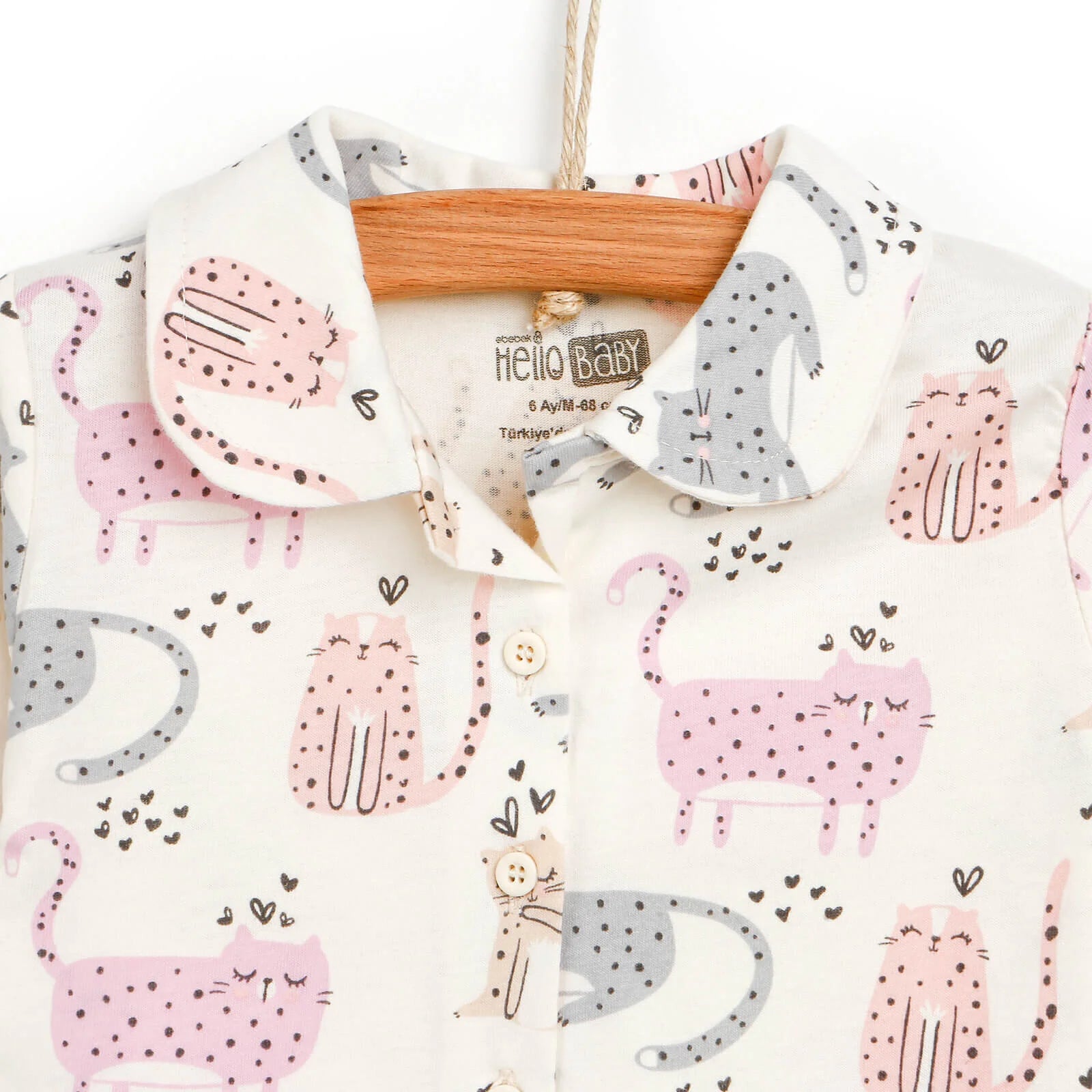 HelloBaby Basic Baby Girl Pyjamas Set - Multicolour - ebebek - Black Friday