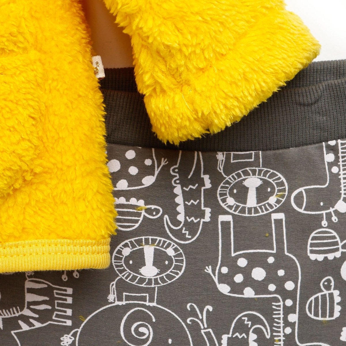 For My Baby Newborn Wild Sweatshirt - Vest - Dark Grey - ebebek - Black Friday