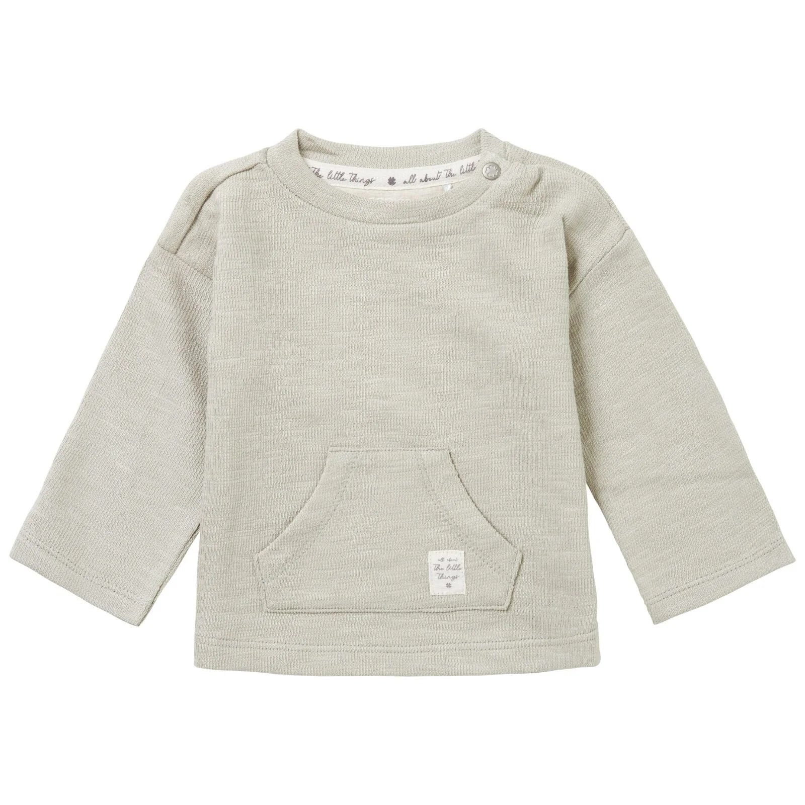 Noppies Unisex Tee Monticello Long Sleeve - Willow Grey - ebebek - Black Friday