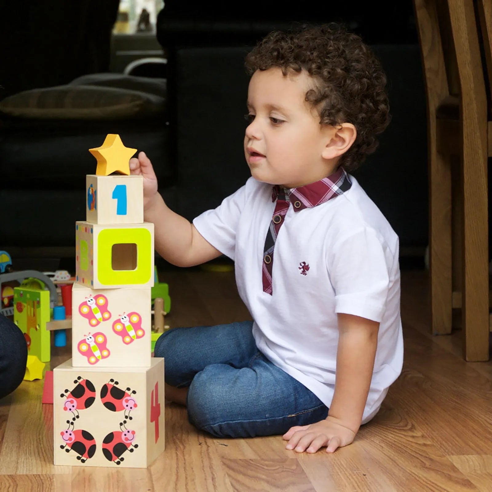 Jumini Stacking Cubes - ebebek - Black Friday