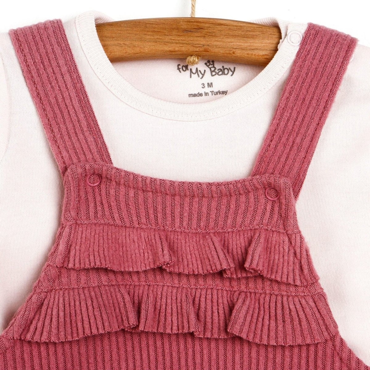 For My Baby Newborn My Family Overalls - Slippers - Light Rose - ebebek - Black Friday