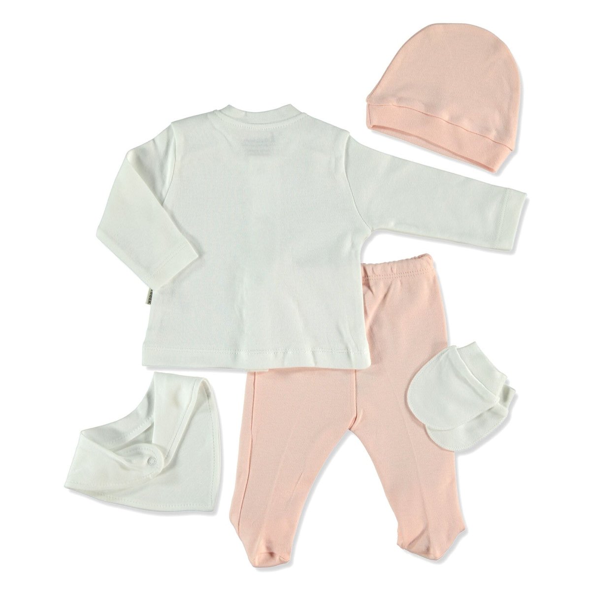 Bebbek Baby Girl 5 Pcs Newborn Gift Starter Set - Salmon - ebebek - Black Friday