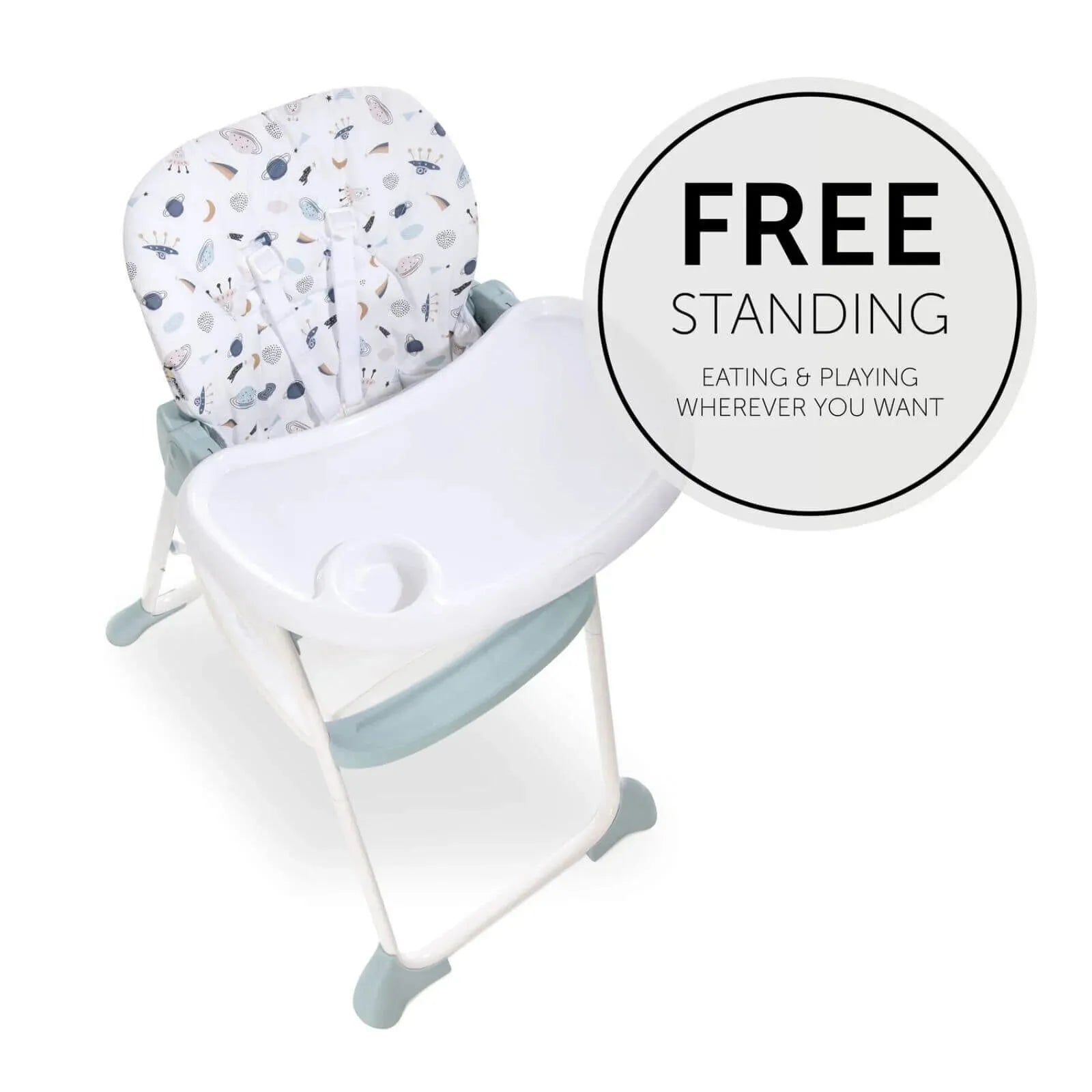 Hauck Sit N Fold Highchair - Space - ebebek - Black Friday