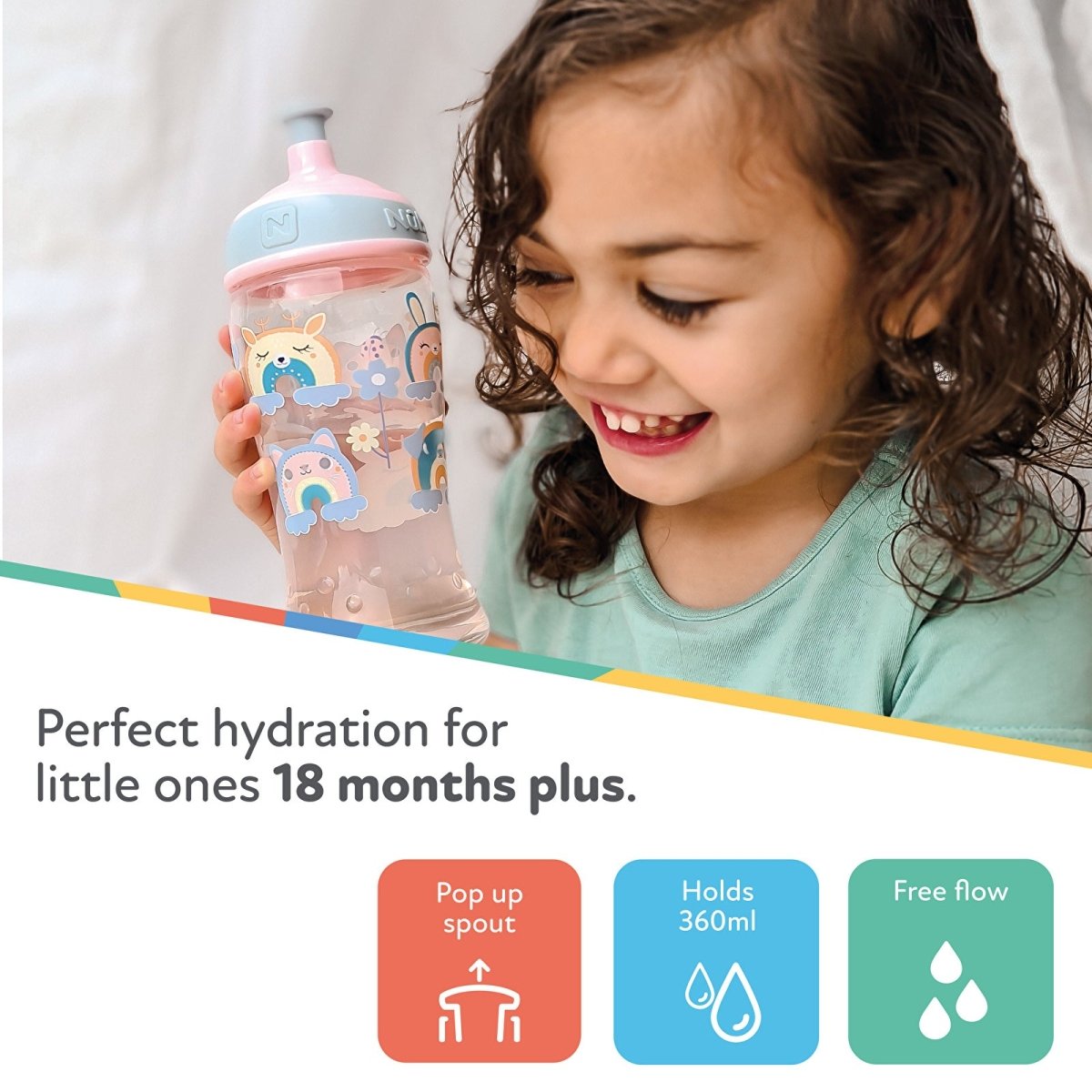 Nuby Super Slurp Twin Pack - Multicolour - ebebek - Black Friday