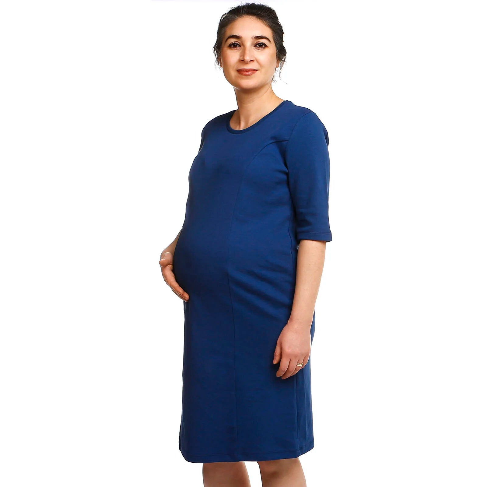 baby mom Maternity Dress - Navy Blue - ebebek - Black Friday