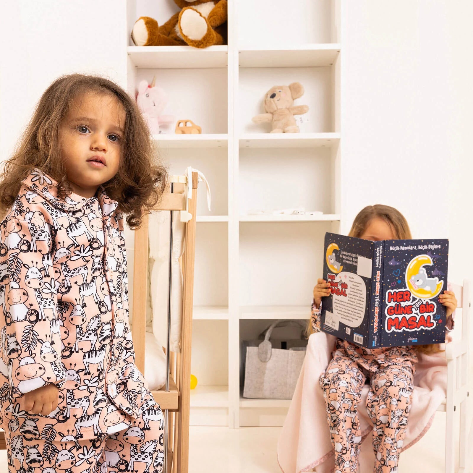 HelloBaby Baby Girl Shirt Collar Pyjamas - HelloBaby - ebebek