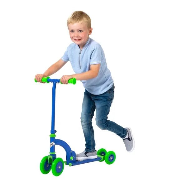 Ozbozz My First Scooter Folding - Blue (4 Wheels) - ebebek - Black Friday