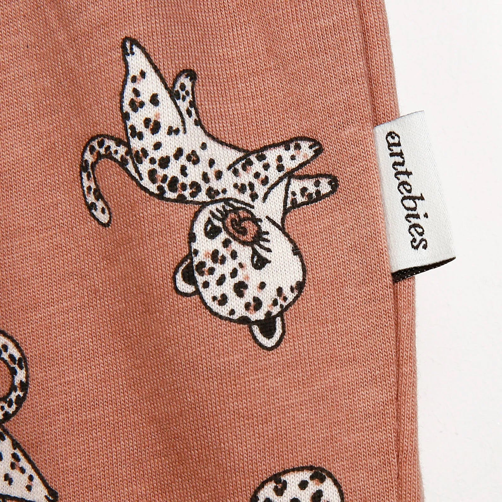 Antebies Newborn Cheetah Organic Footless - Light Rose - ebebek - Black Friday
