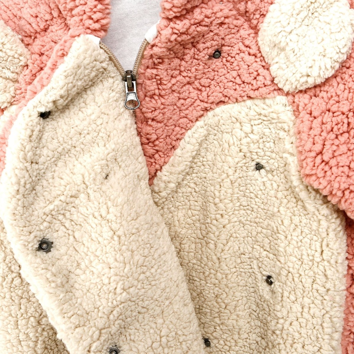 Midimod Newborn Deer Figure Welsoft Footed Jumpsuit - Light Rose - ebebek - Black Friday