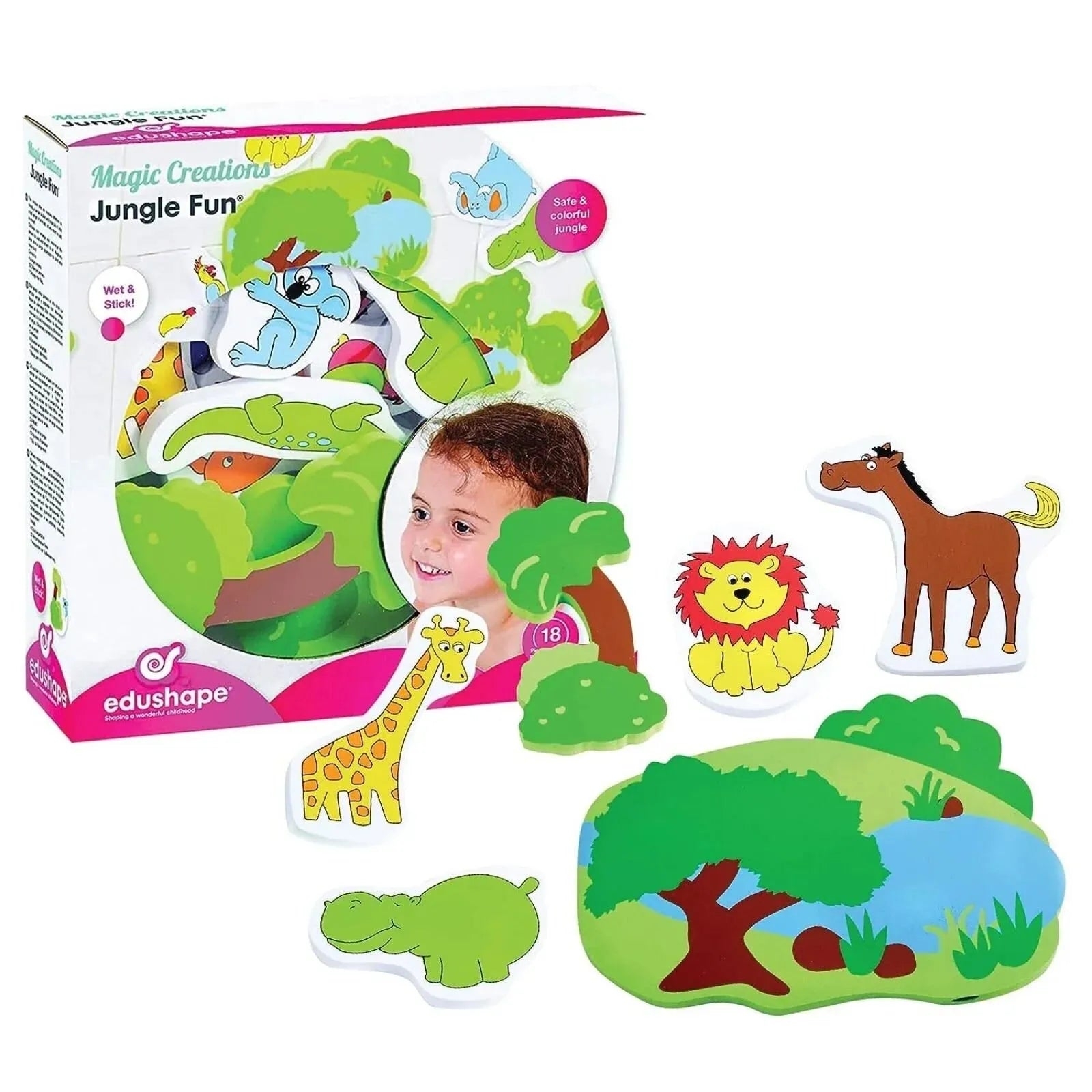 Edushape Bathtime Magic Creations - Jungle Fun - ebebek - Black Friday
