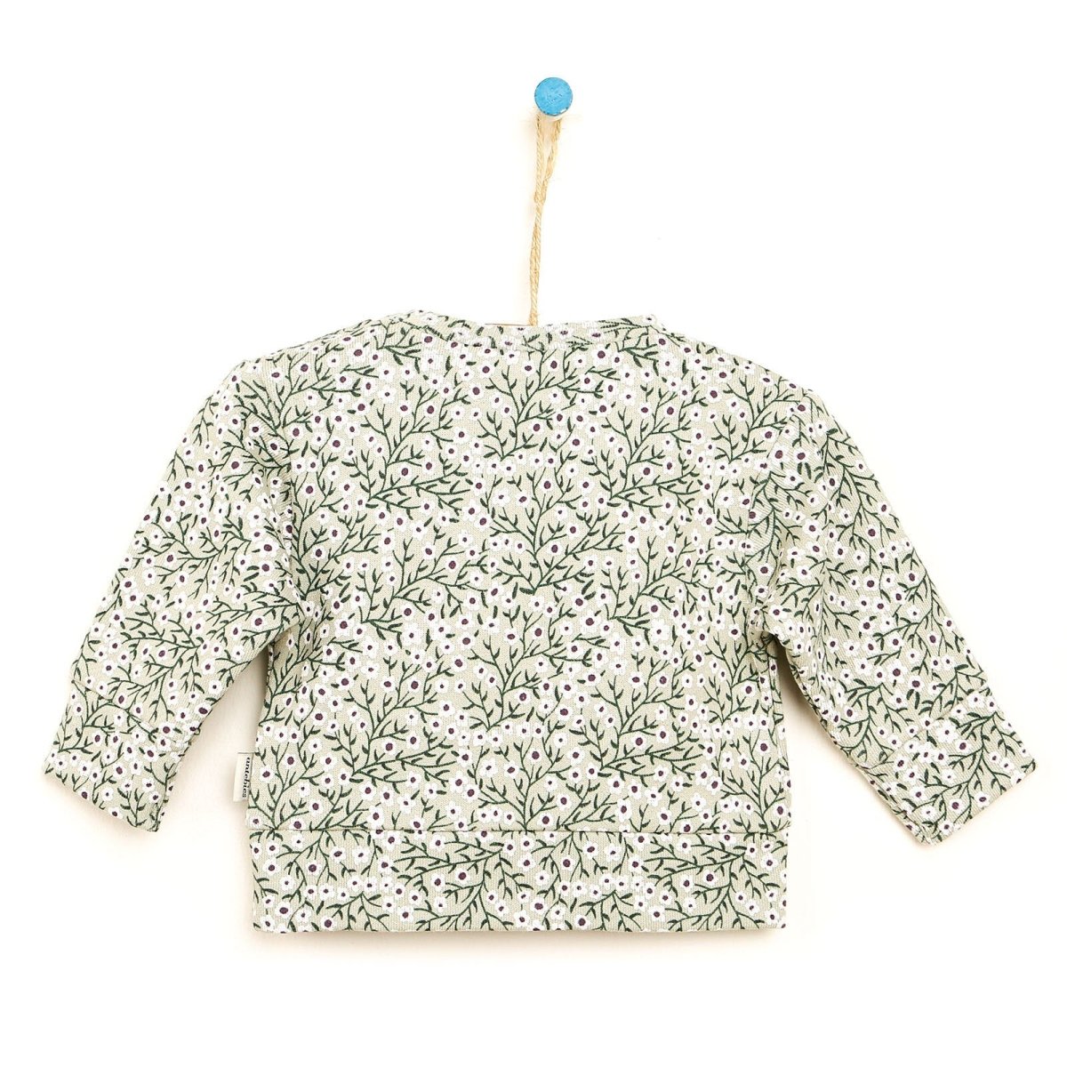 Antebies Newborn Deer Organic Sweatshirt - Dark Green - ebebek - Black Friday