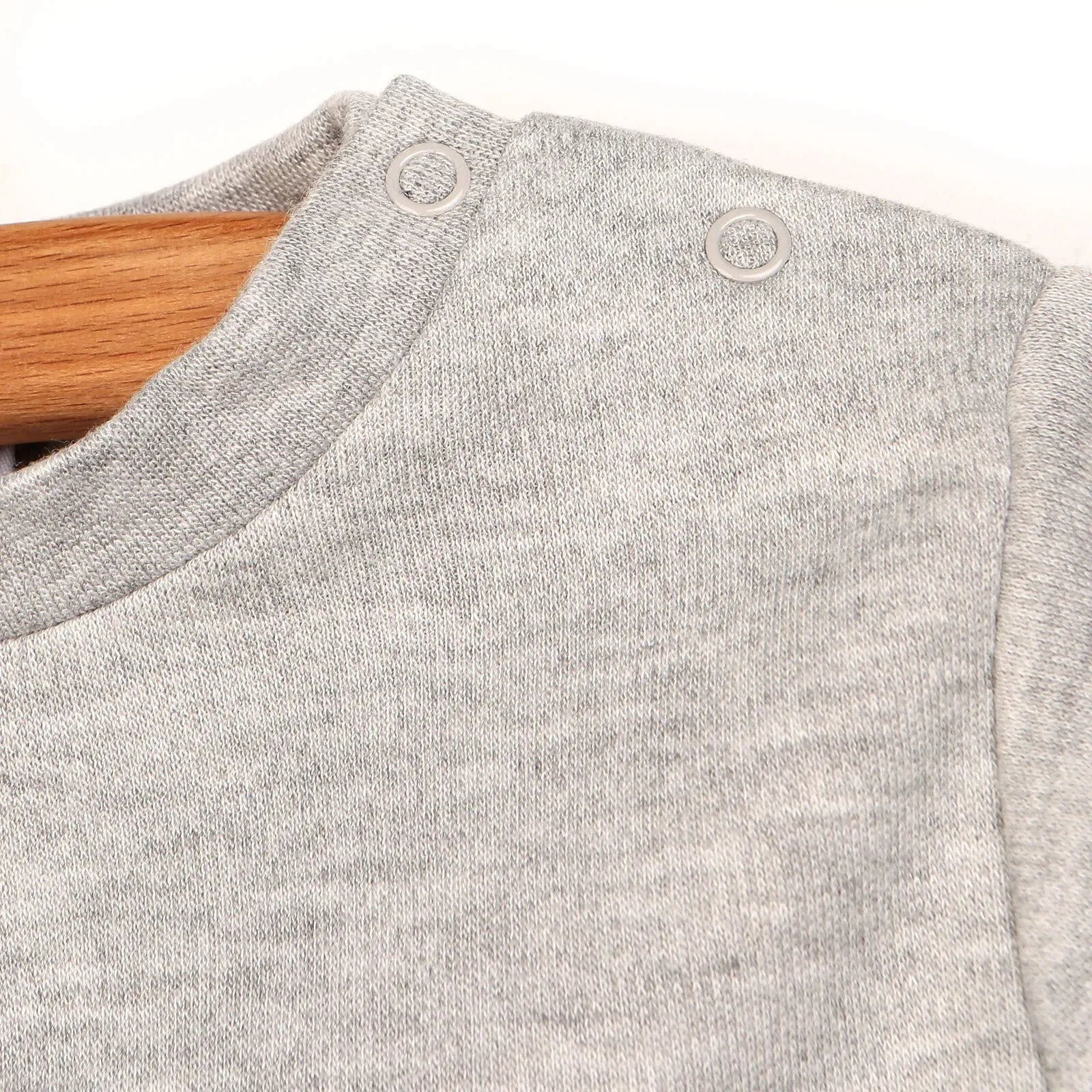 HelloBaby Basic Printed Baby Tracksuit - Grey Melange - ebebek - Black Friday