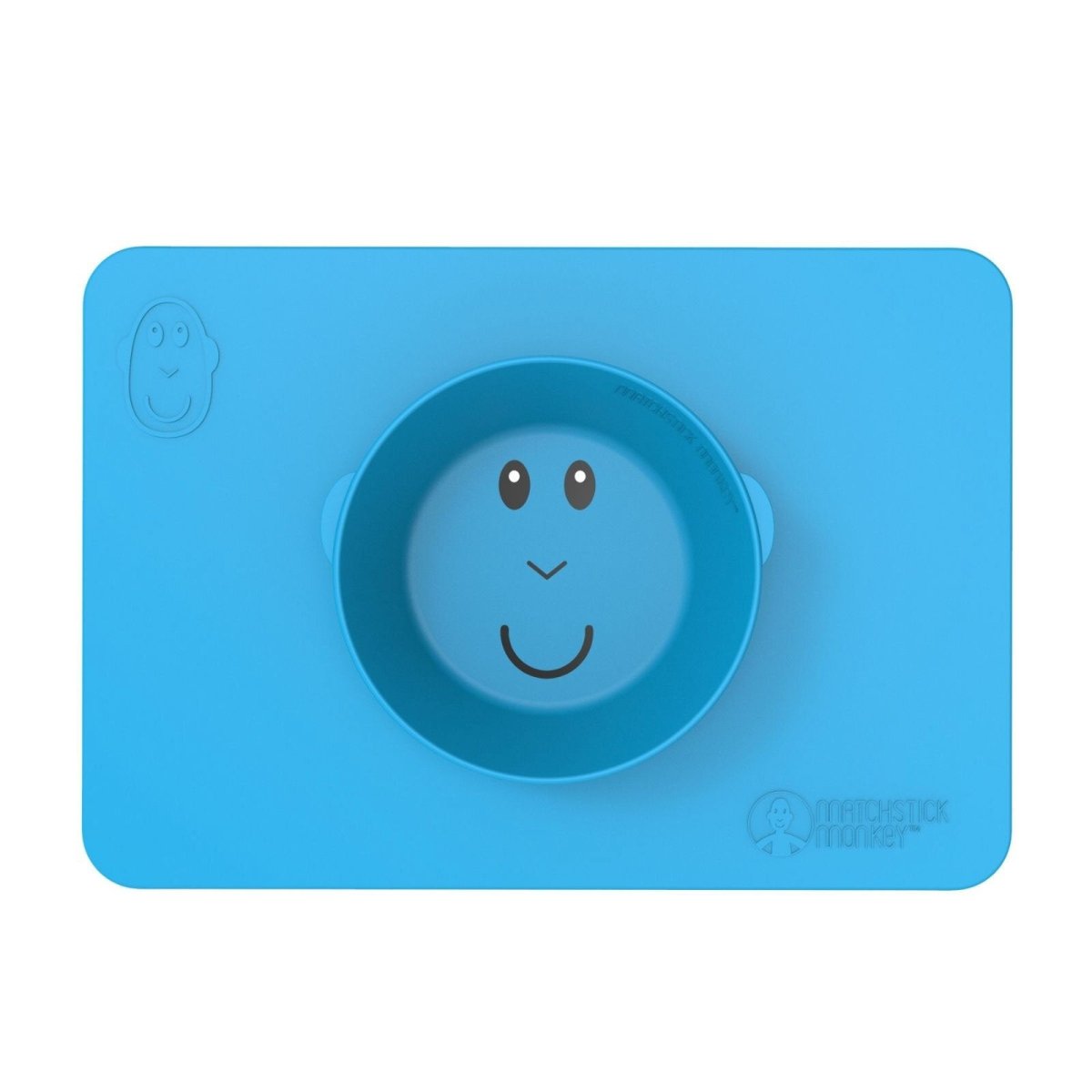 Matchstick Monkey Anti - Slip Bowl - Blue - ebebek - Black Friday