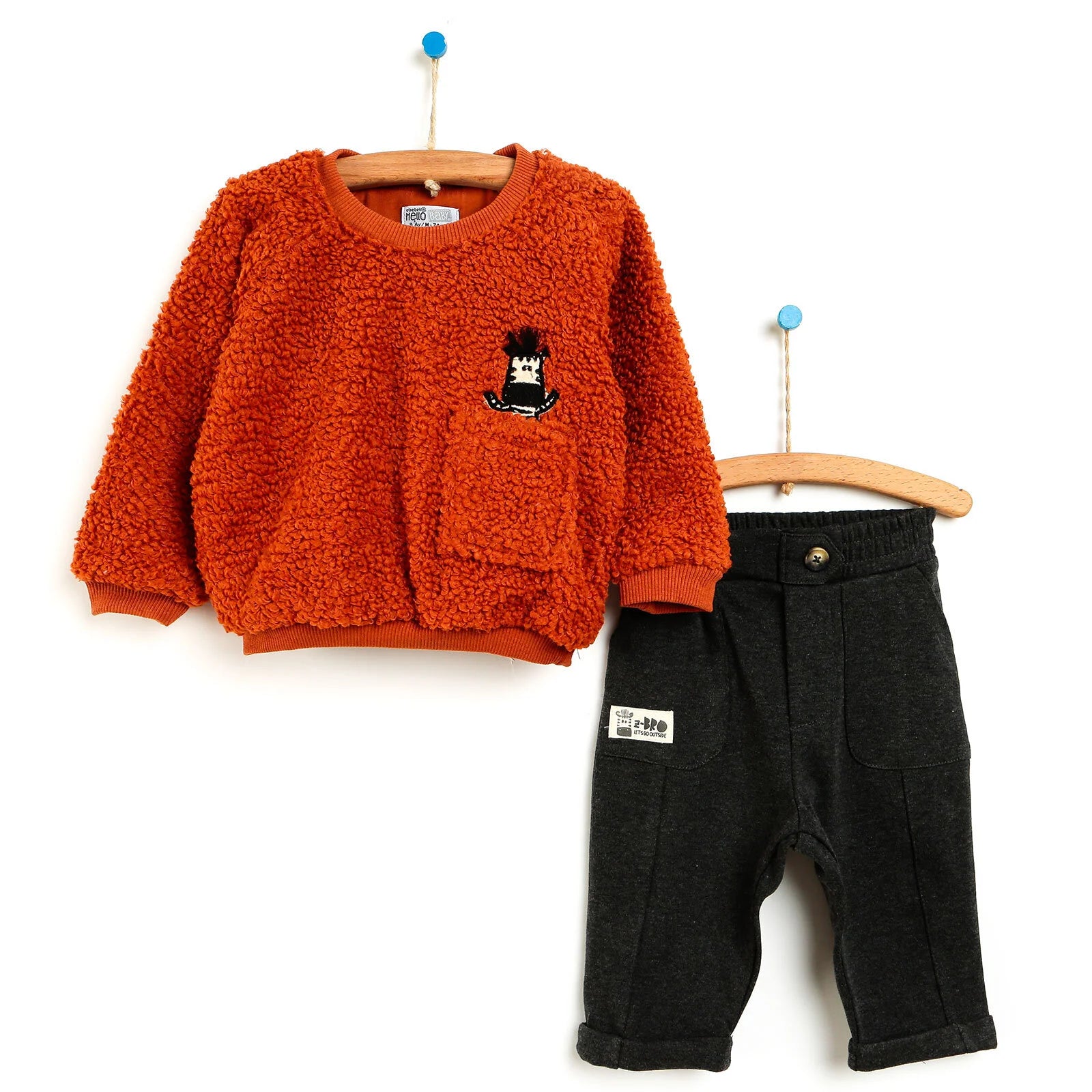 HelloBaby Sweatshirt - Pants - Cinnamon - ebebek - Black Friday
