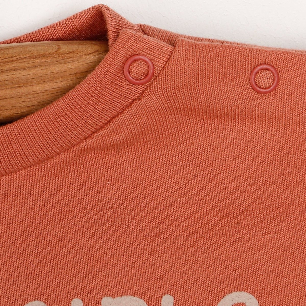 Antebies Newborn Cheetah Organic Sweatshirt - Mink - ebebek - Black Friday