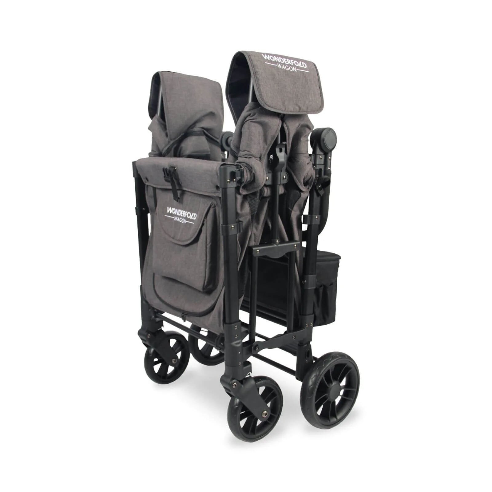 Wonderfold W2 Elite Double Stroller Wagon - Charcoal Grey - ebebek - Black Friday