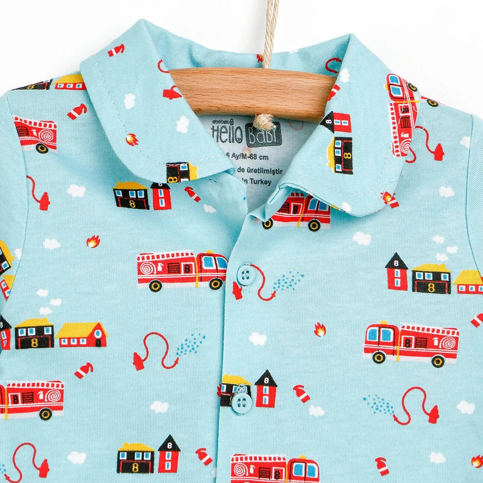 HelloBaby Basic Baby Boy Pyjamas Set - Dark Blue - ebebek - Black Friday