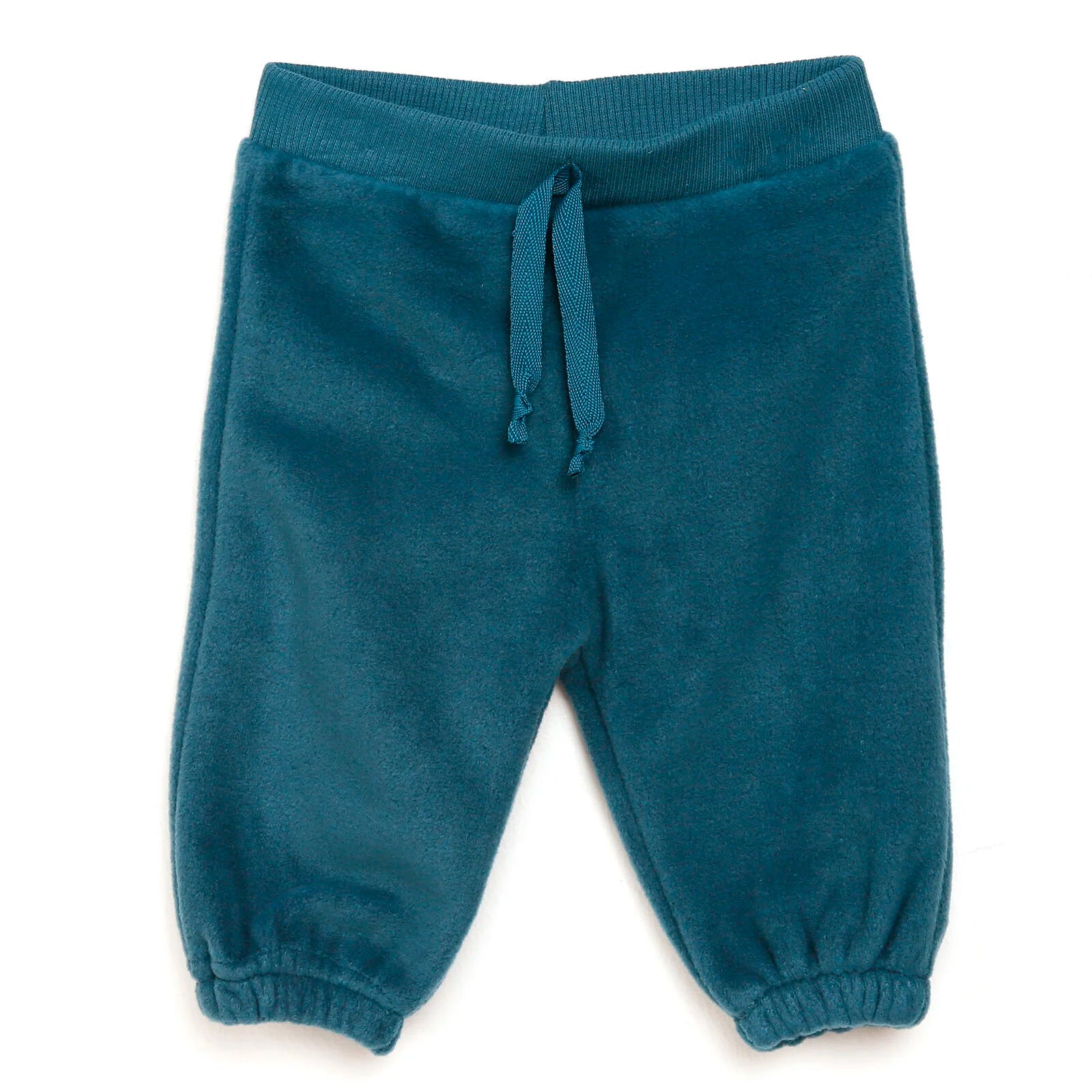HelloBaby Basic Baby Boy Fleece Pants - Petrol Green - ebebek - Black Friday