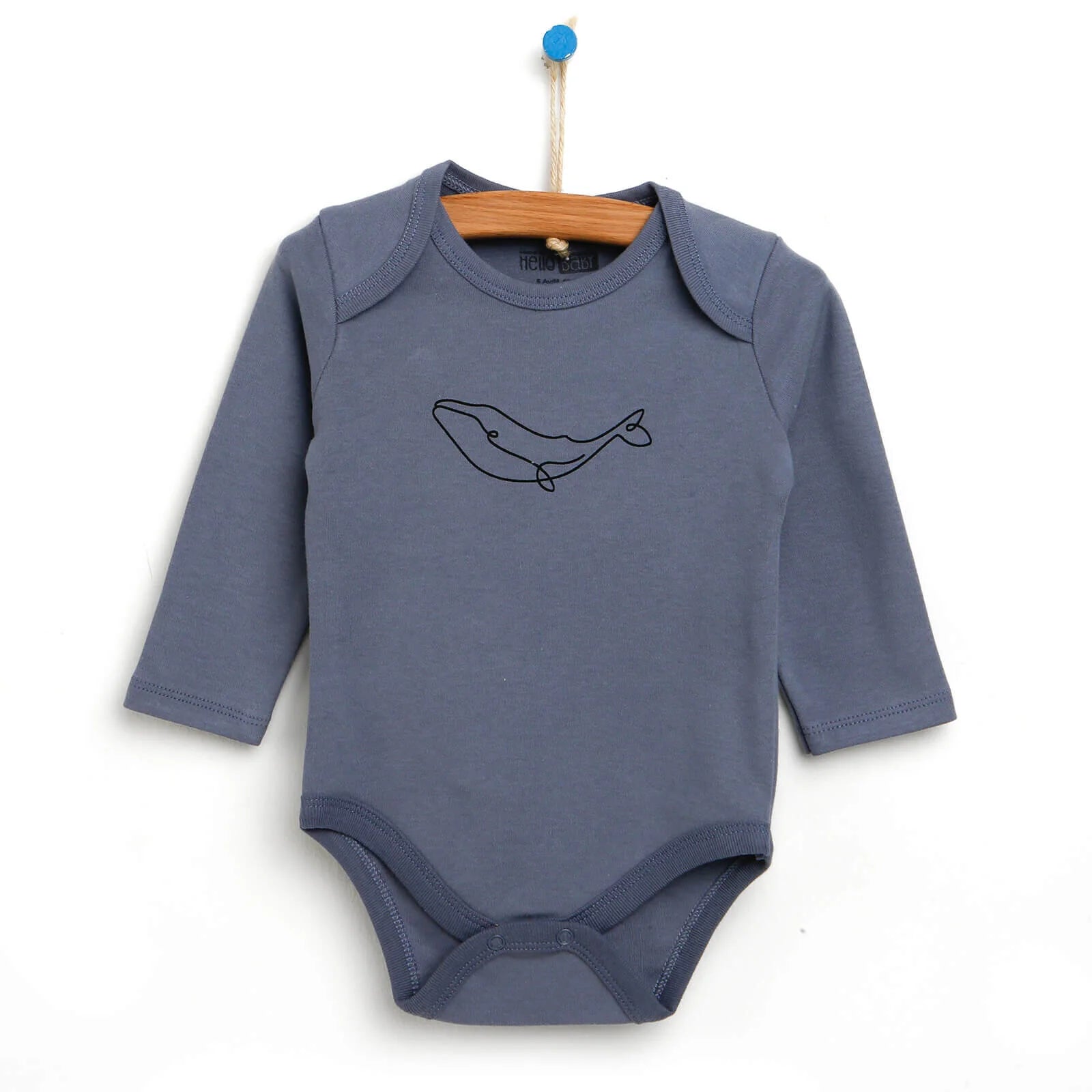 HelloBaby Long Sleeve Bodysuit - Purple - ebebek - Black Friday