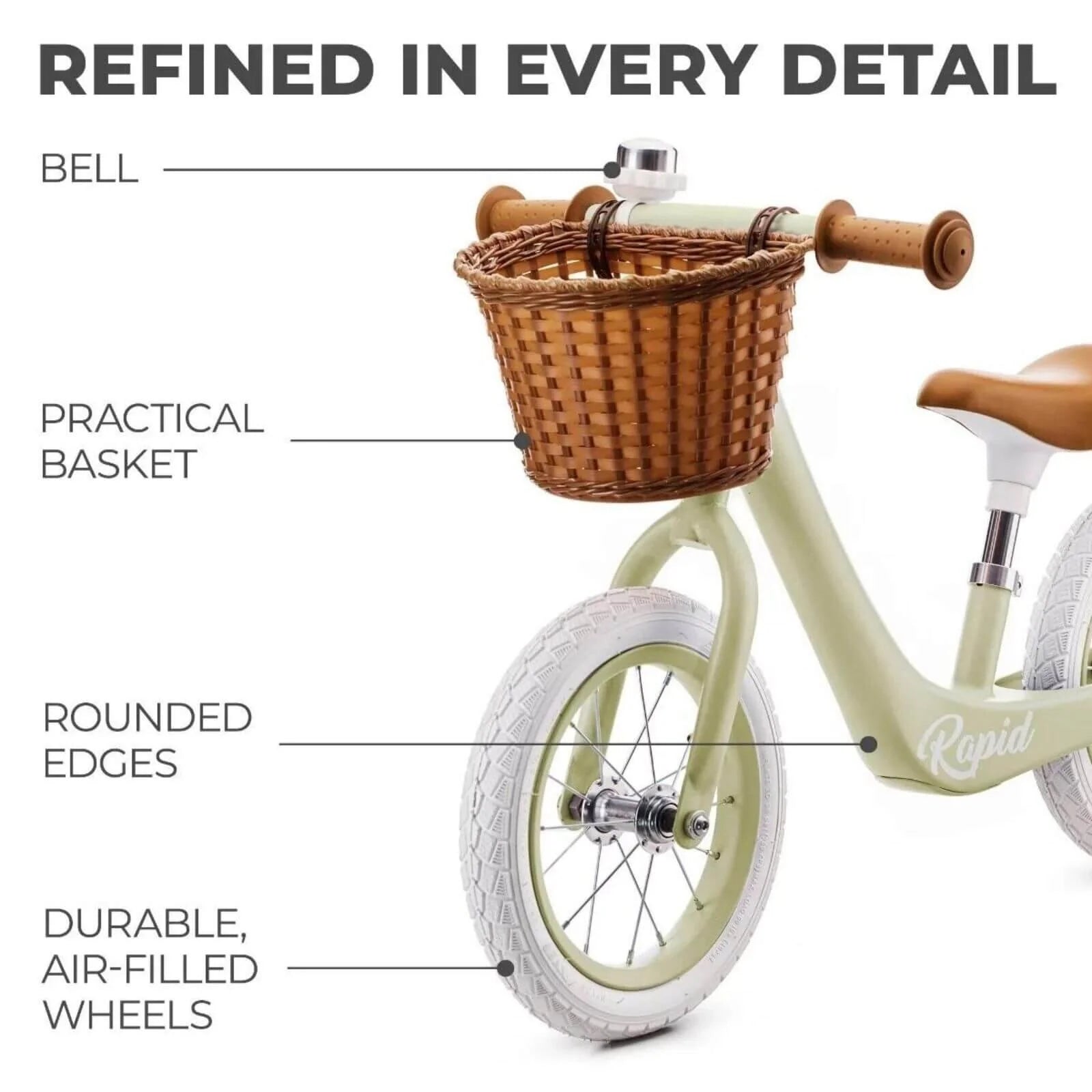 Kinderkraft Rapid 2 Balance Bike - ebebek - Black Friday