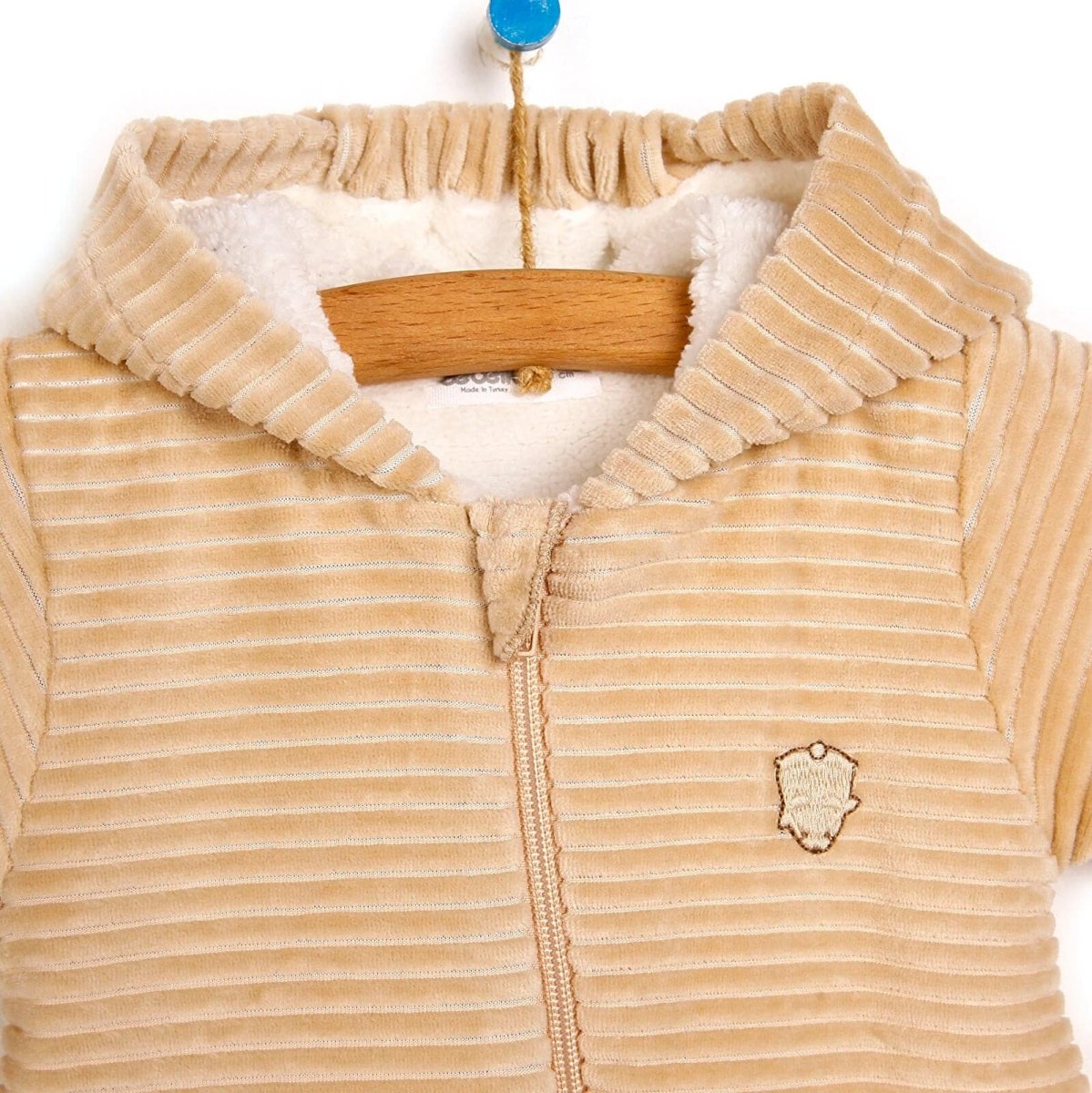 Bebetto Footed Jumpsuit - Beige - ebebek - Black Friday