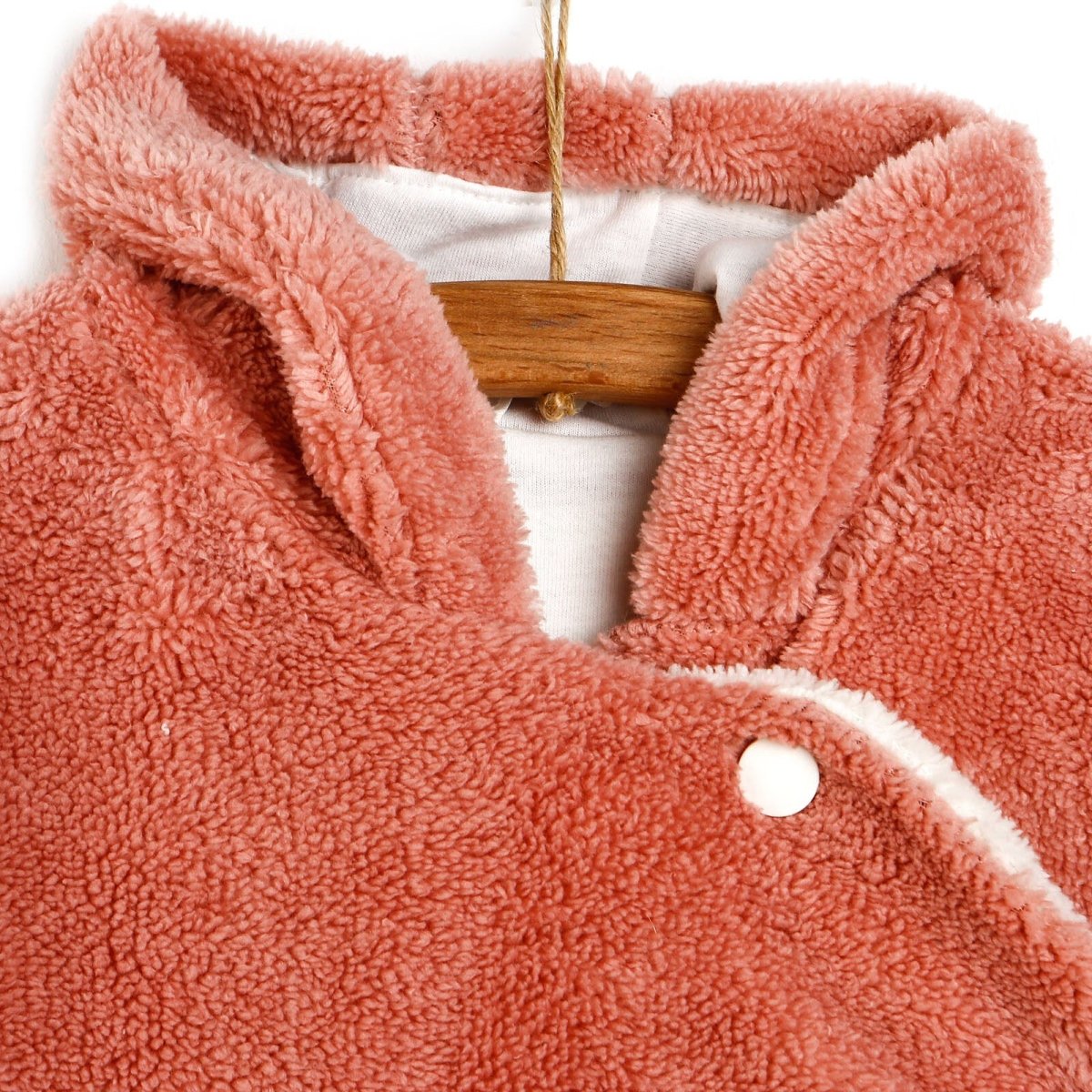 Midimod Newborn Fox Welsoft Footed Jumpsuit - Powder - ebebek - Black Friday