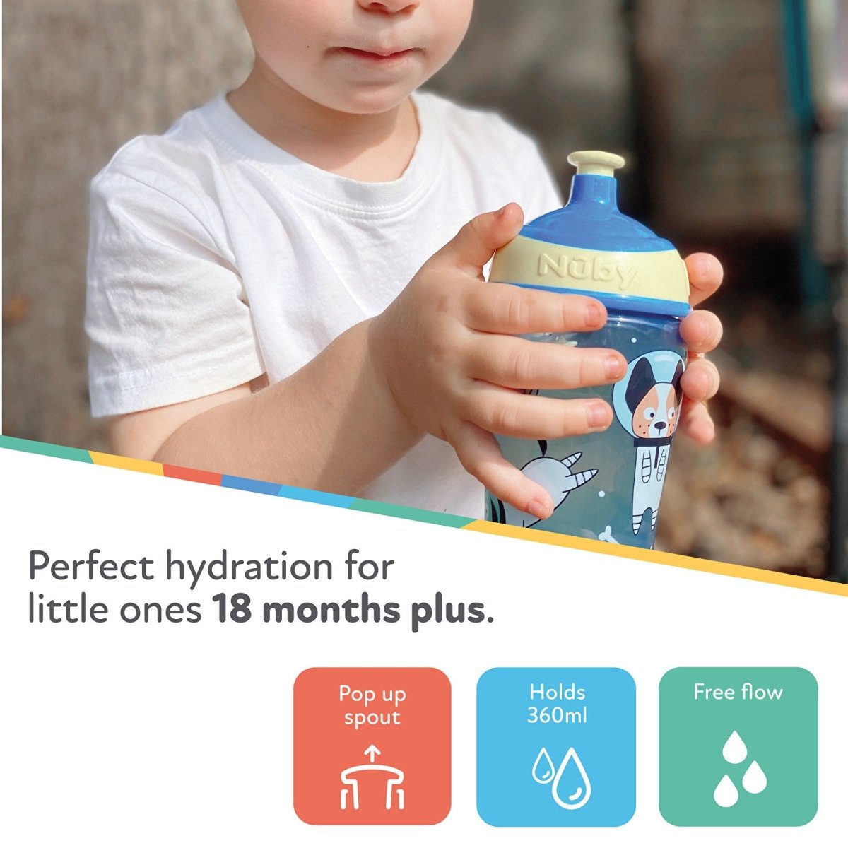 Nuby Super Slurp Twin Pack - Multicolour - ebebek - Black Friday