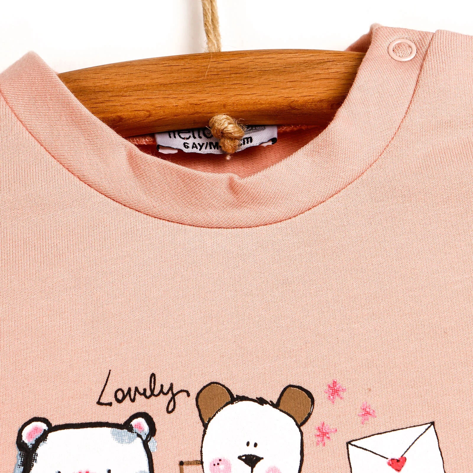 HelloBaby Basic Printed Baby Tracksuit - Pink - ebebek - Black Friday