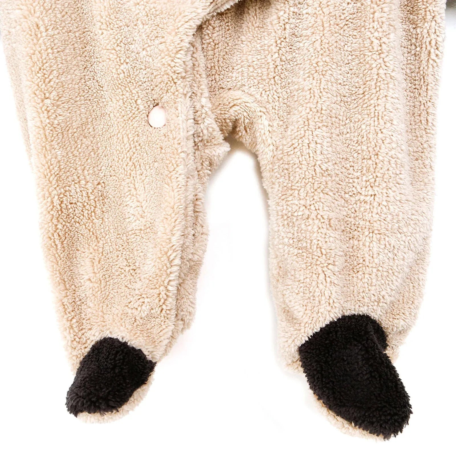 Midimod Newborn Baby Boy Cute Bear Welsoft Jumpsuit - Anthracite - ebebek - Black Friday