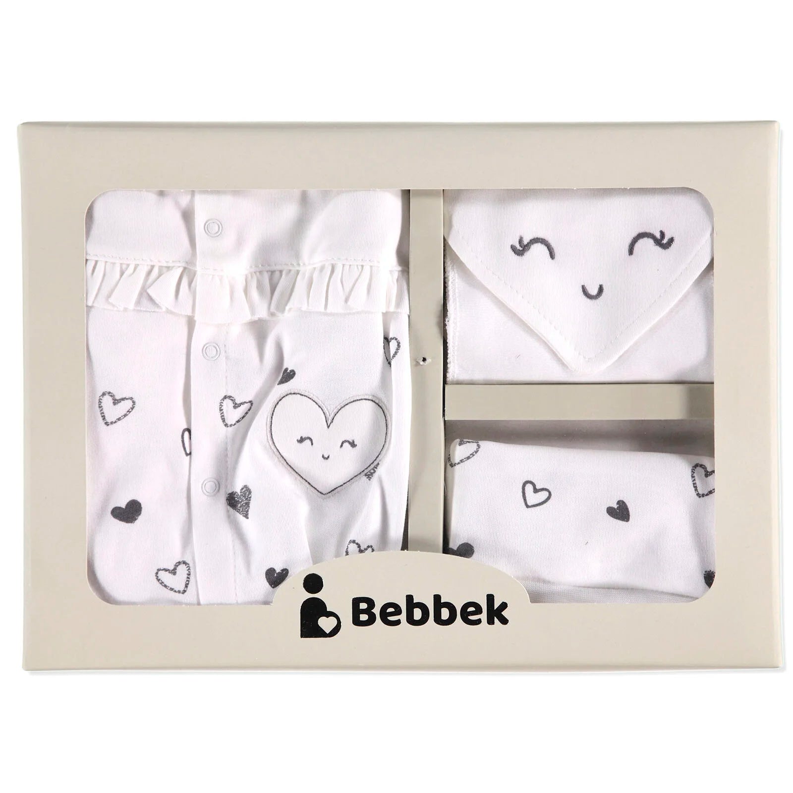Bebbek Baby Girl 5 Pcs Newborn Gift Starter Set - White - ebebek - Black Friday