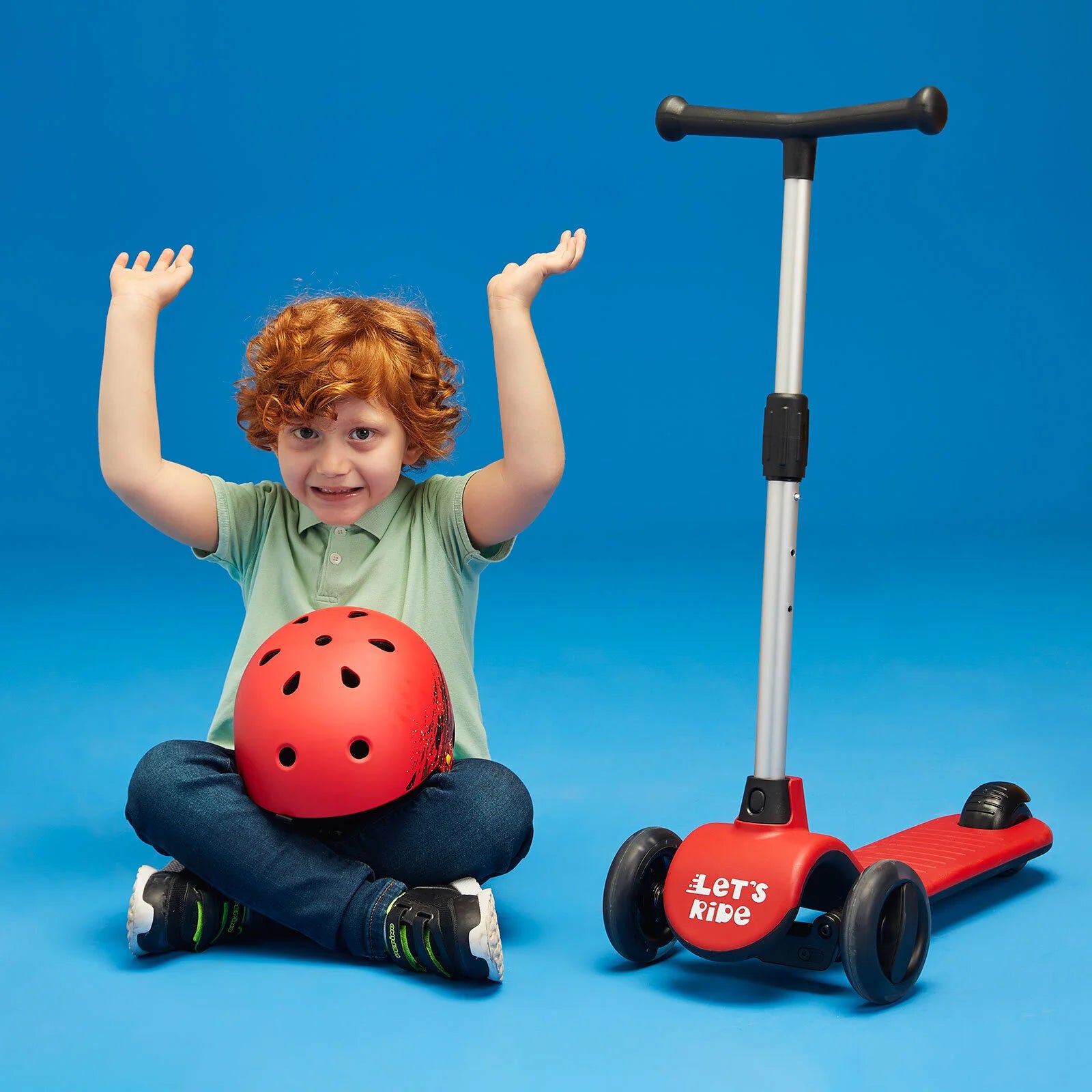 Let's Be Child Let's Ride 3 Wheels Scooter - Red - ebebek - Black Friday