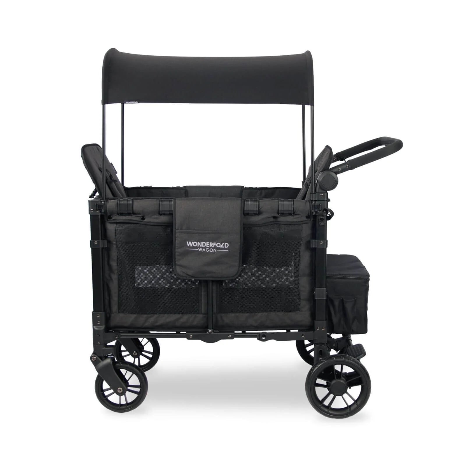 Wonderfold W2 Elite Double Stroller Wagon - Volcanic Black - ebebek - Black Friday