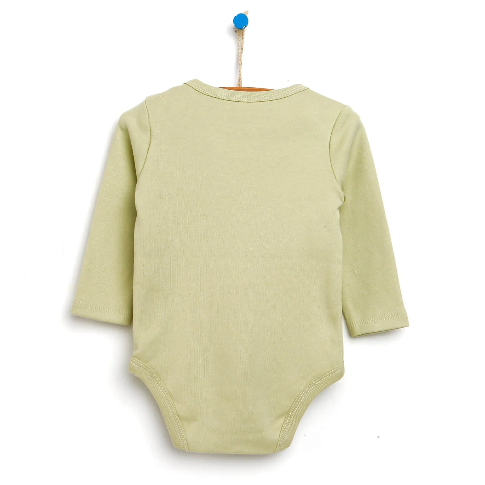 HelloBaby Long Sleeve Bodysuit - Khaki - ebebek - Black Friday