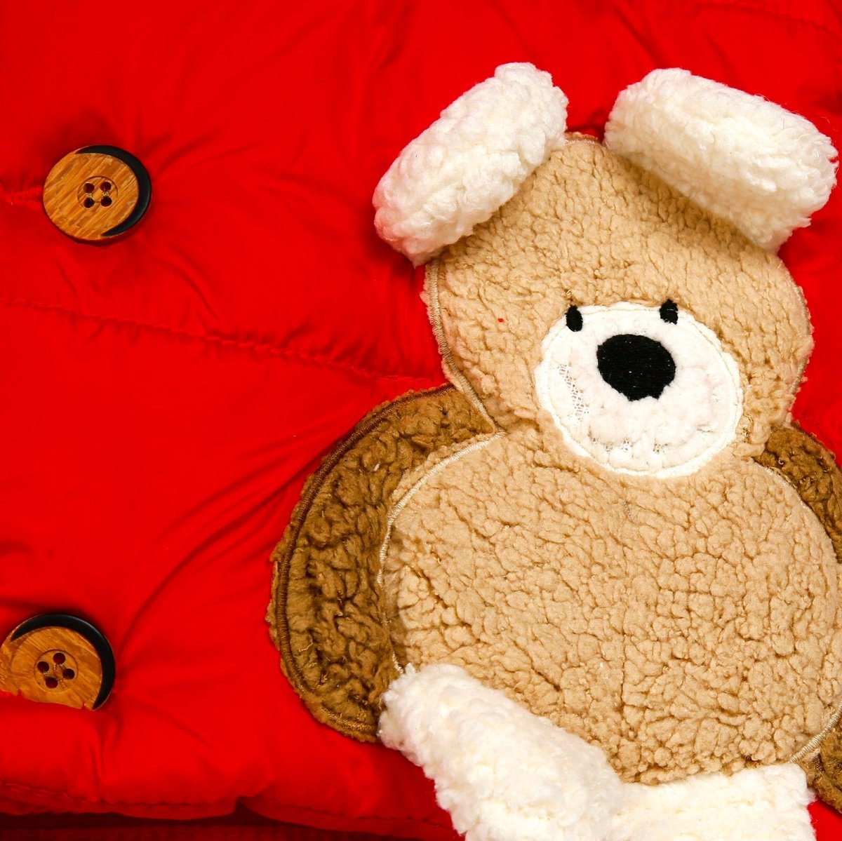 Midimod Baby Boy Coat with Toy Pocket - Red - ebebek - Black Friday