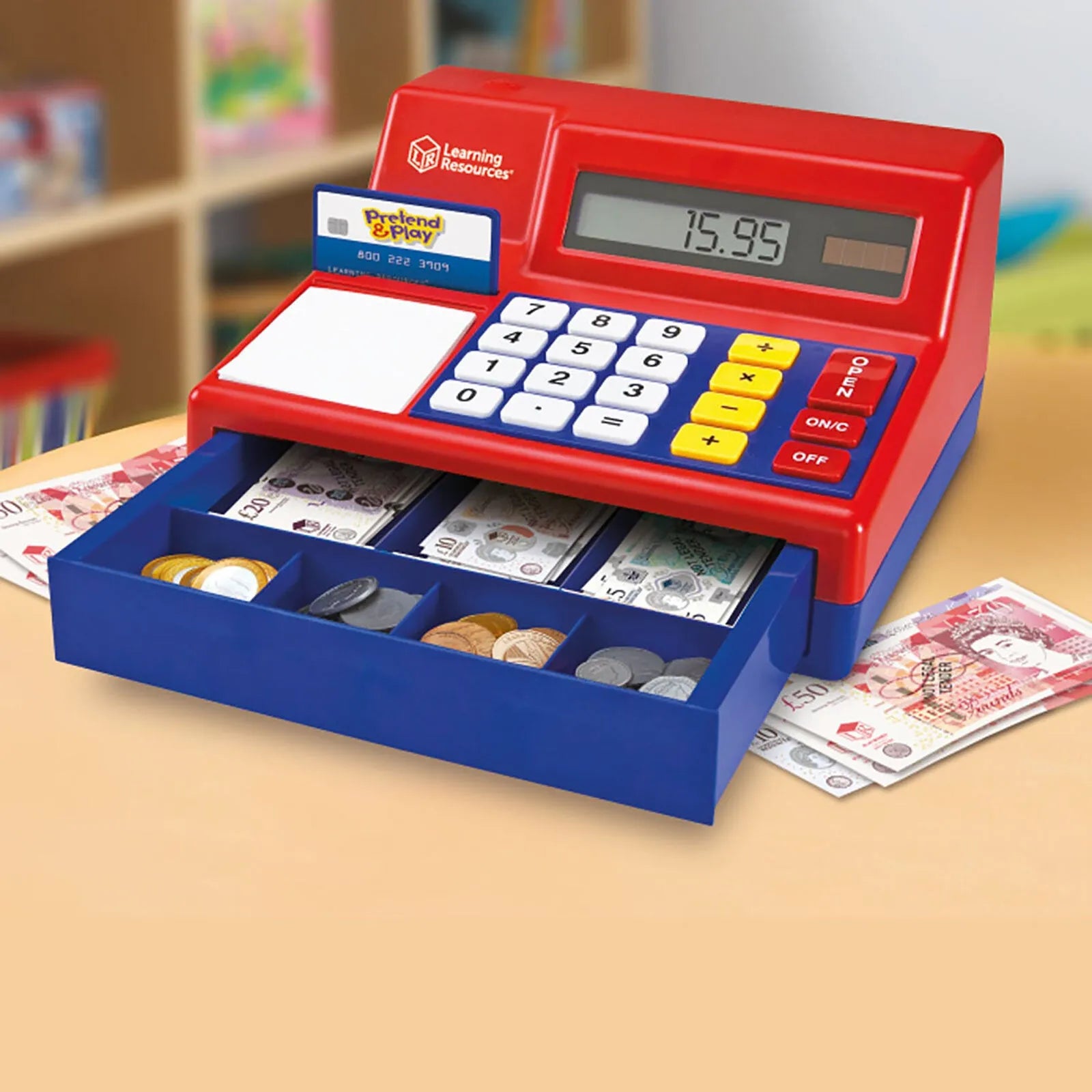Learning Resources Pretend & Play Calculator Cash Register - ebebek - Black Friday