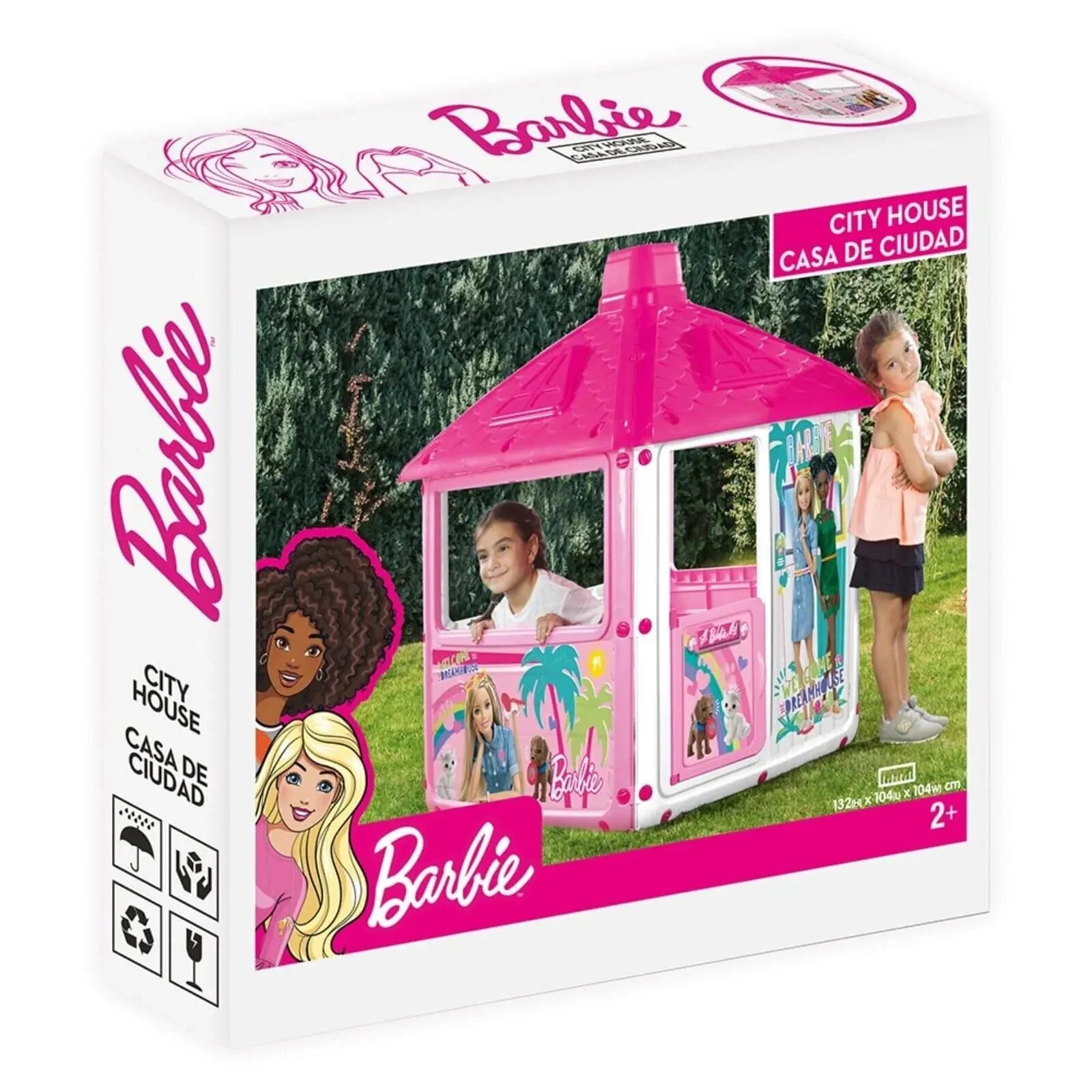 Dolu Barbie Playhouse 135x104x104cm - ebebek - Black Friday