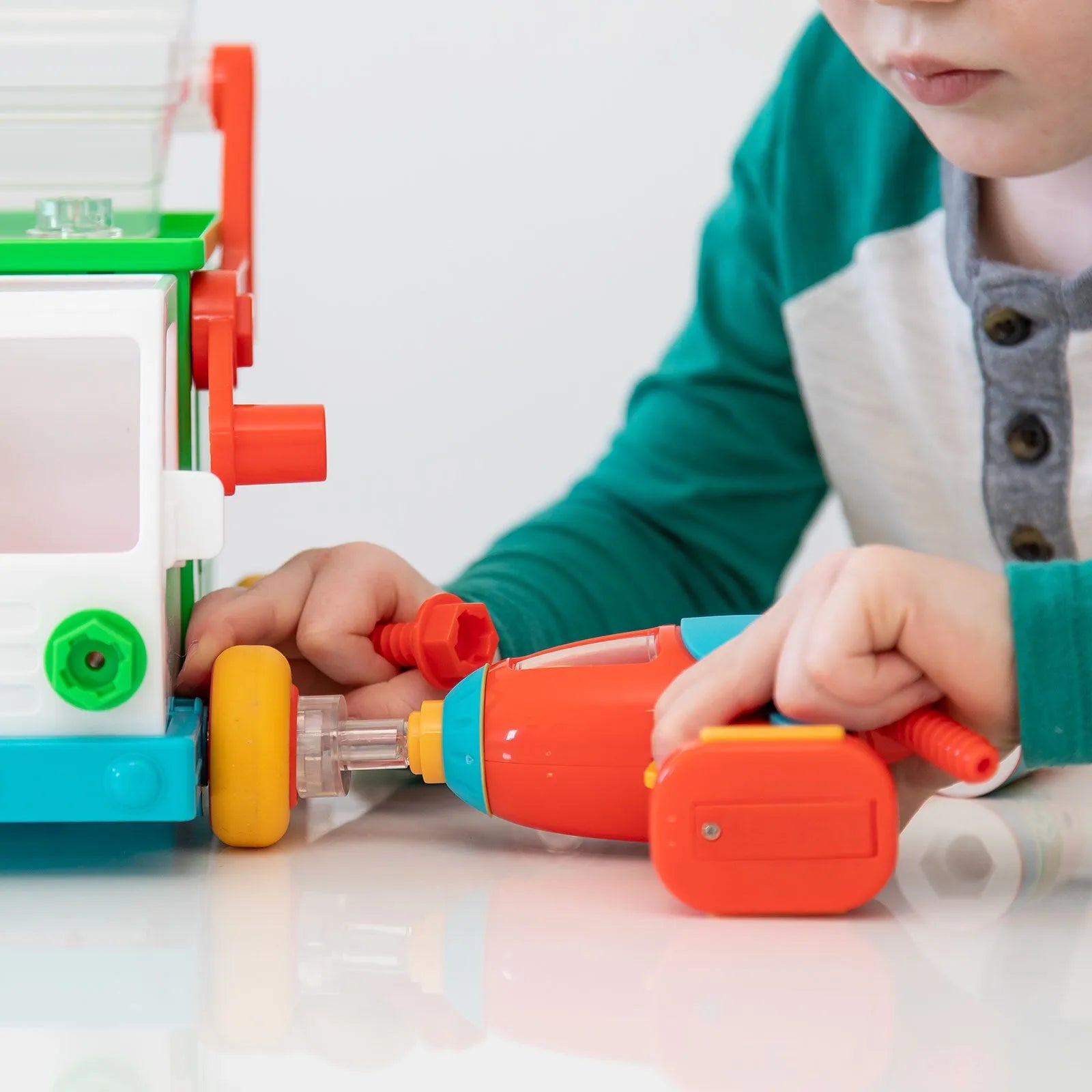 Design & Drill Bolt Buddies Police Rescue Pick - It - Up Truck - ebebek - Black Friday