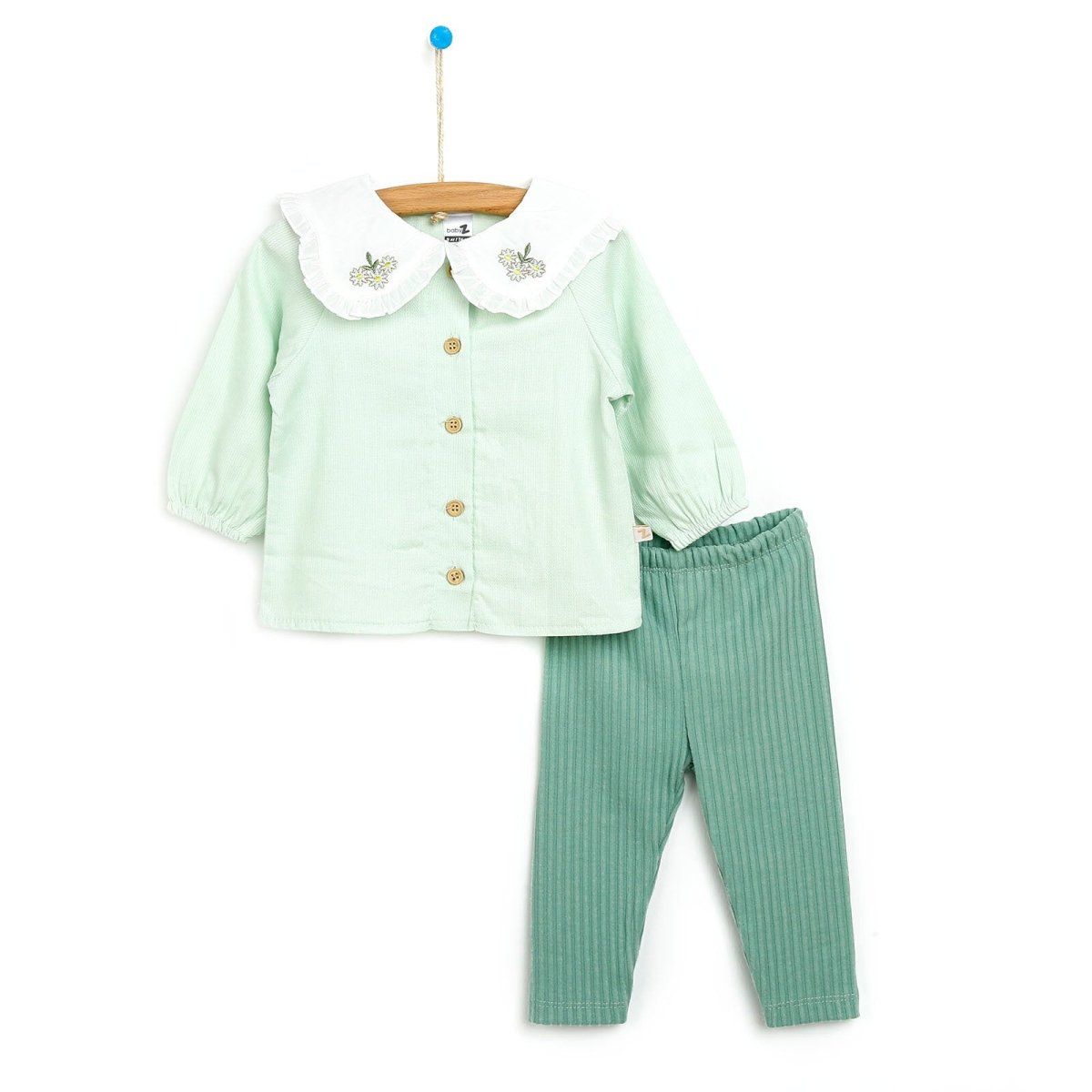 BabyZ Blouse - Tights - Light Green - ebebek - Black Friday