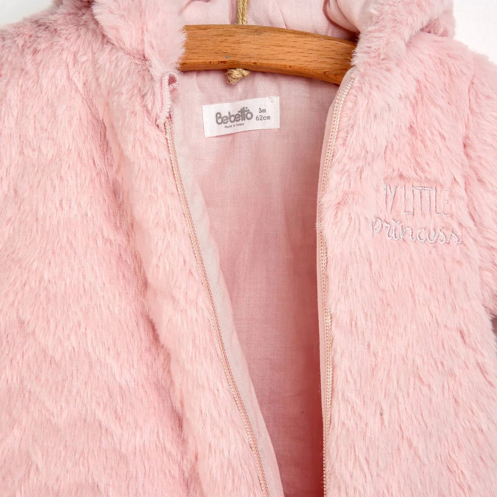 Bebetto Welsoft Footed Jumpsuit - Light Pink - ebebek - Black Friday