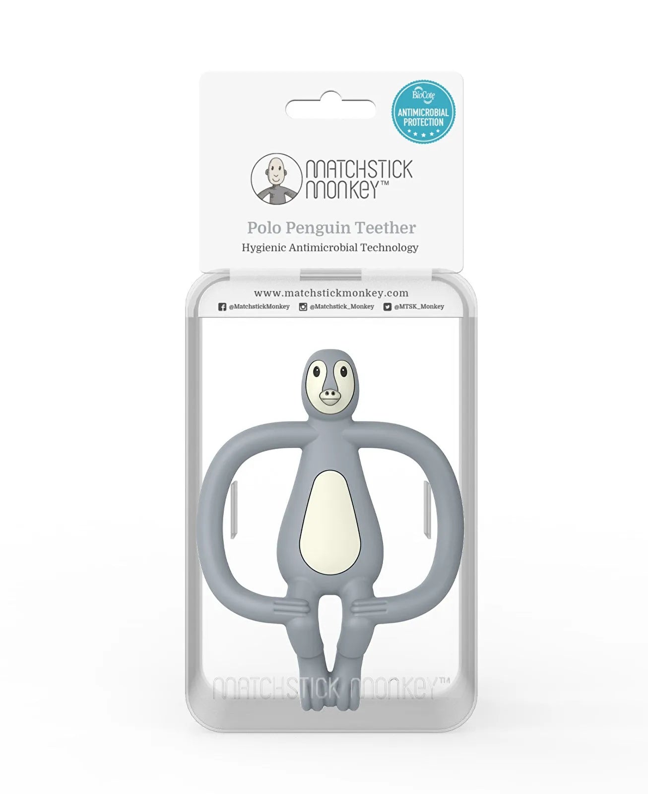 Matchstick Monkey Polo Penguin Teether - ebebek - Black Friday