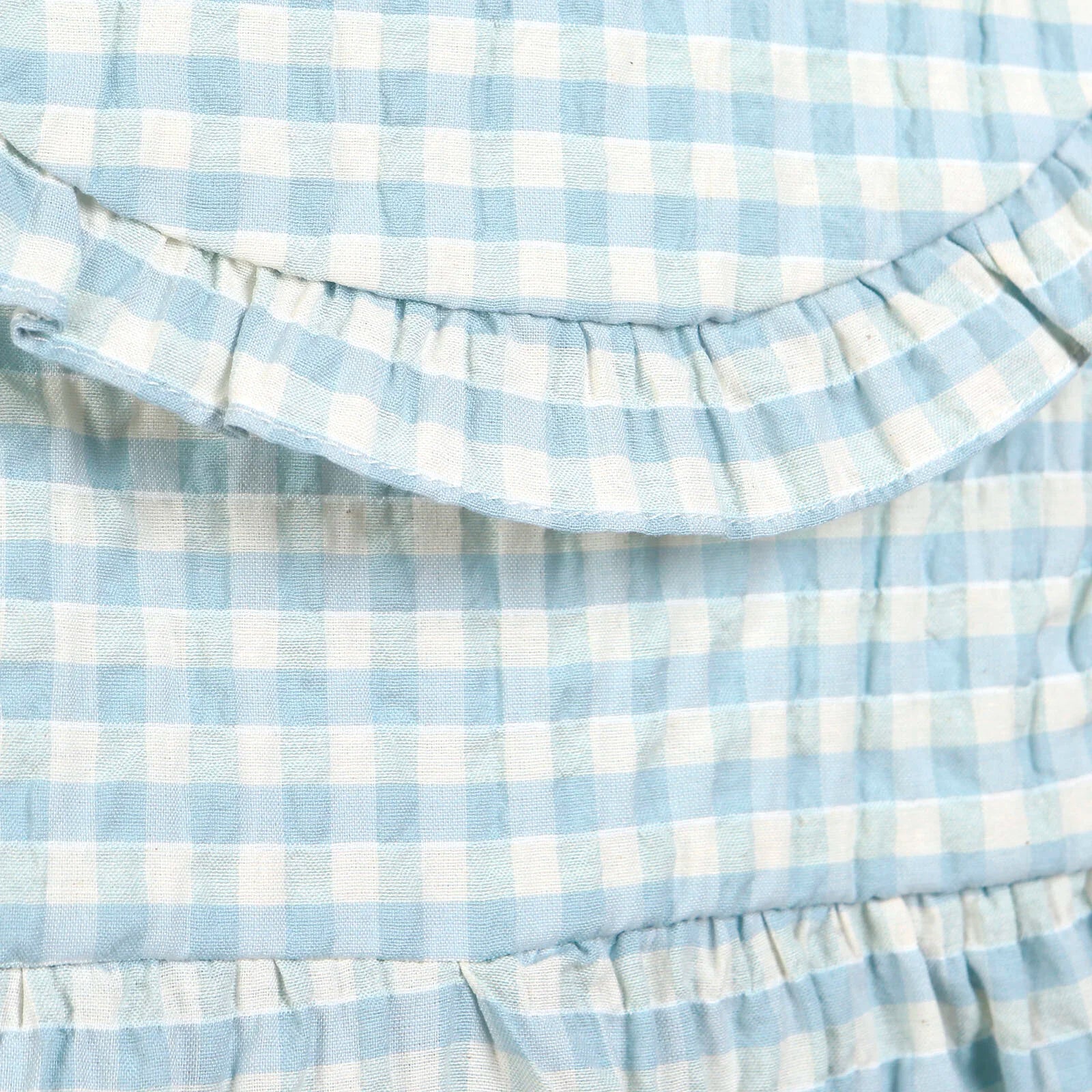 HelloBaby Basic Baby Girl Gingham Dress - Turquois - ebebek - Black Friday