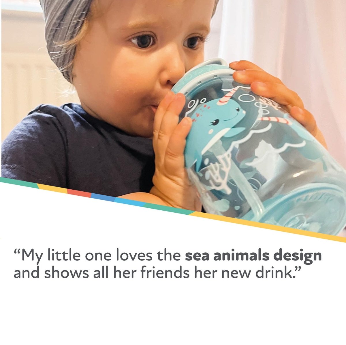 Nuby Mighty Swig Twin Pack - Multicolour - ebebek - Black Friday