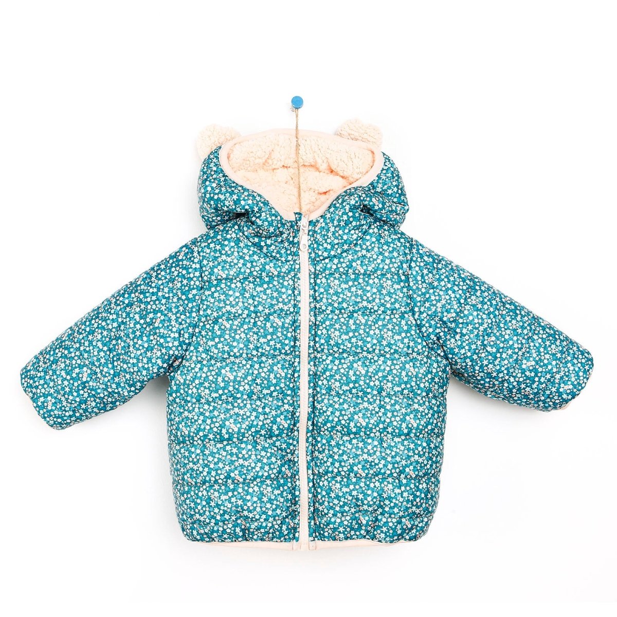 HelloBaby Girl Coat - Dark Green - ebebek - Black Friday