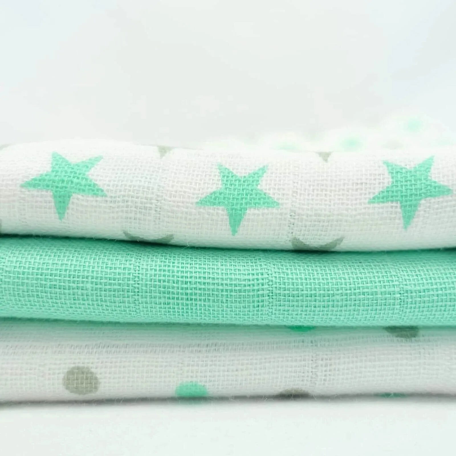 MuslinZ 12 Pack Muslin Squares 70x70cm - Mint - ebebek - Black Friday