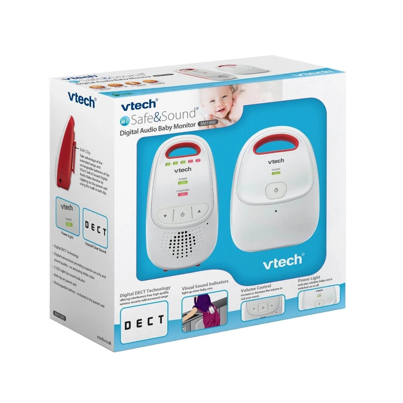 VTech - BM1000 Digital Audio Baby Monitor - ebebek - Black Friday