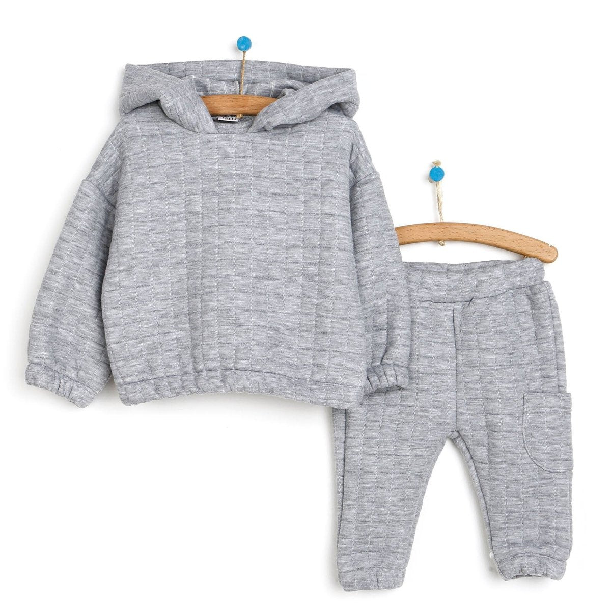Tuffy Sweatshirt - Footless Bottom - Grey Melange - ebebek - Black Friday