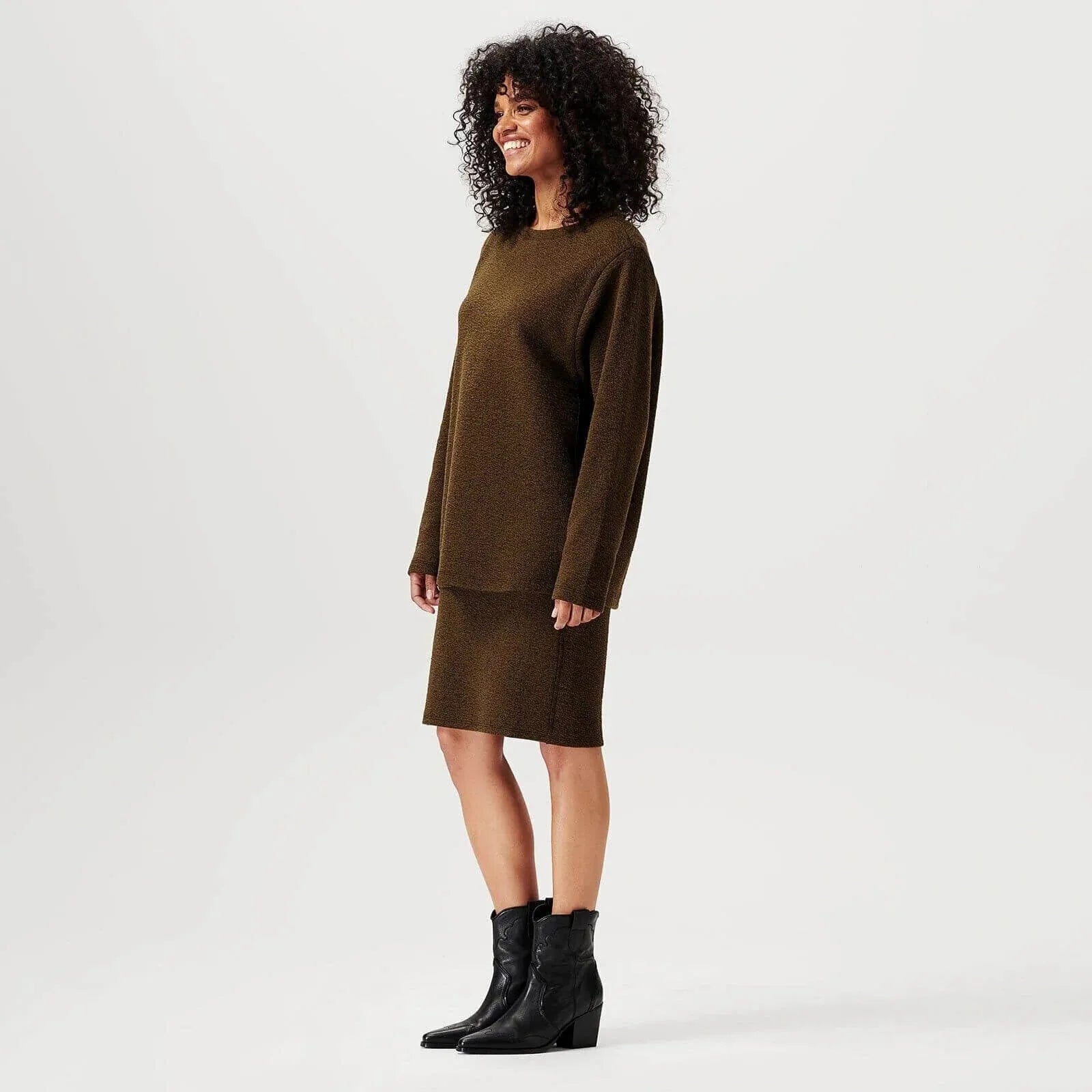 Noppies Sweater Onarga Nursing Long Sleeve - Dark Green - ebebek - Black Friday