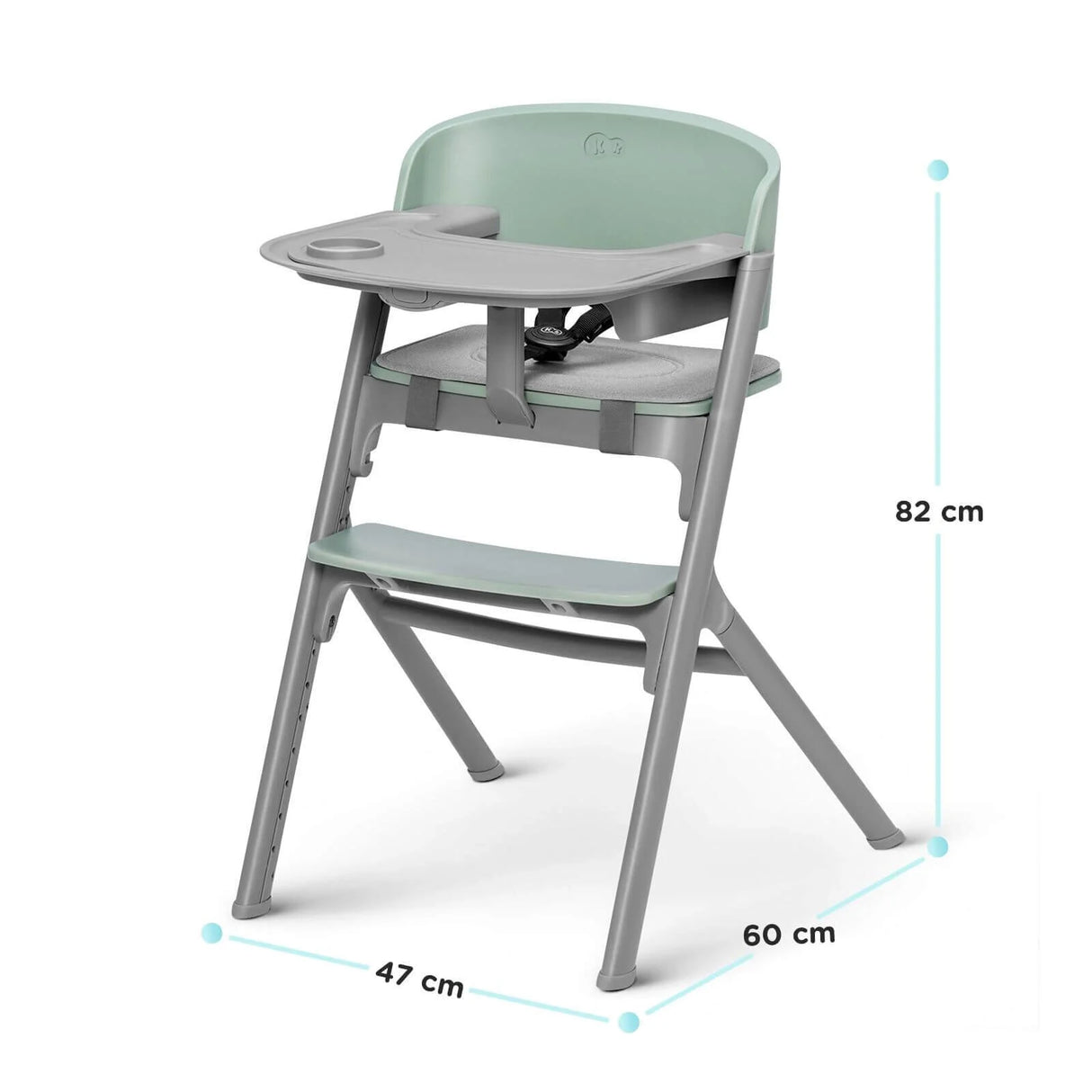 Kinderkraft Livy Highchair with Tray - Olive Green - ebebek - Black Friday