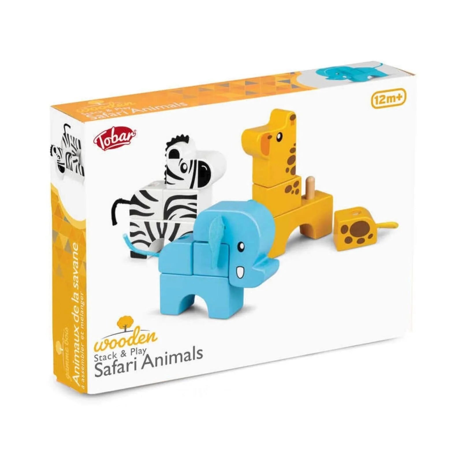 Tobar - Wooden Stack And Play Safari Animals - ebebek - Black Friday