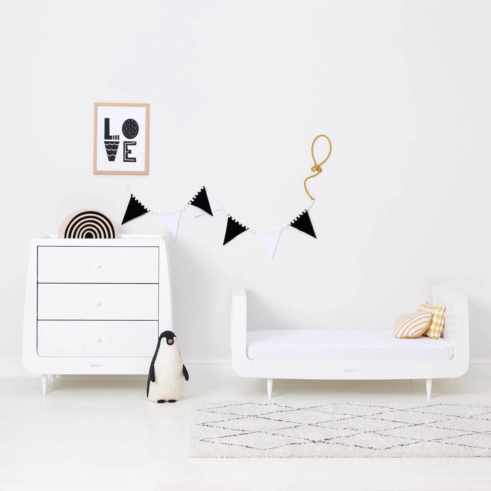 Snüz Cot & Cot Bed Fitted Sheet 2 pcs - Cloud - ebebek - Black Friday